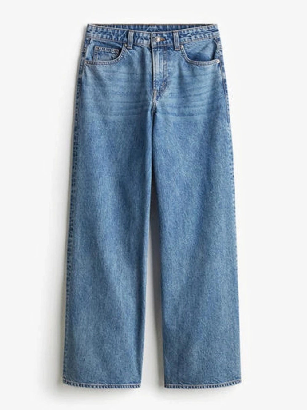 Mid-rise Wide-Leg Jeans